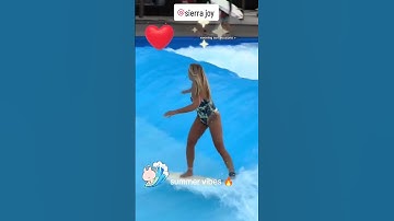 Thumbnail of Girls Of Surfing - Surfing Awesome Wave Pool #surf #surfergirl #surfing #waves #beachlife #sports