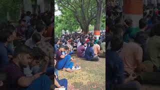 protest in college - NIT Bhopal | #minivlog - 26  #shorts