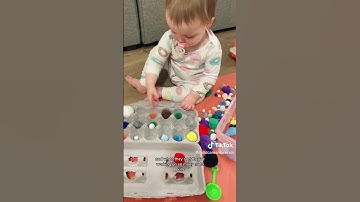 Math Play: Egg Cartons for Sorting