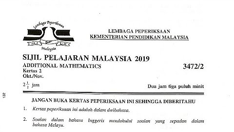 SPM - AddMath 2019 - Paper 2 - Part 2 Live Discussion
