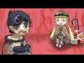 ベニクチナワに飲まれたリコとレグ【メイドインアビス】