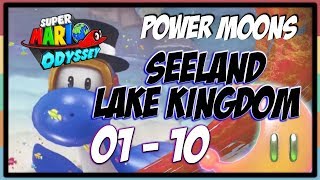 Super Mario: Odyssey - (Lake Kingdom) Seeland : Power Moons 01-10