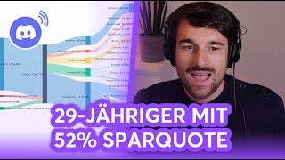 29-Jähriger mit 52% Sparquote! Live Budget Check | Finanzfluss Stream Highlights