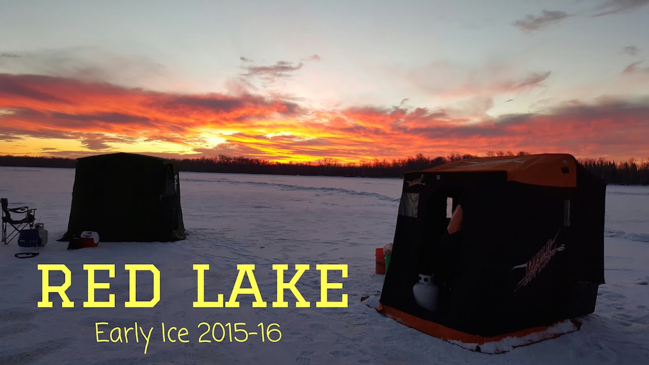 Early Ice Upper Red Lake 201516' Season YouTube