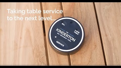 The new way of service at The Kinderton Middlewich!