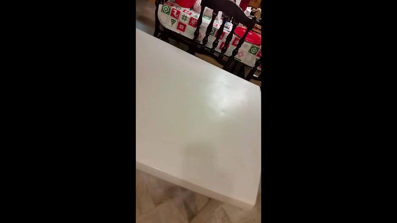 Cleaning a plastic resin tablethe 'when all else fails' method! YouTube