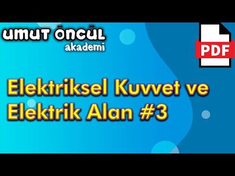 Elektrik ve Manyetizma | Elektriksel Kuvvet ve Elektrik Alan #3 | +PDF