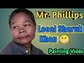 Mr. Phillips|| Local Sharukh Khan 😁😀||Comedy Actor|| Painting Video|| Acrylic on paper.