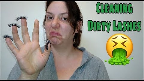 How To Clean and Reuse False Lashes