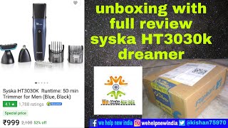 syska ht3030k trimmer review