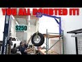TESTING THE $250 GARAGE CRANE YOU DOUBTED!