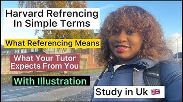 Harvard Referencing In Simple Terms|What To Do Right|How To|Study in Uk|With Illustrations|Hull|Uk