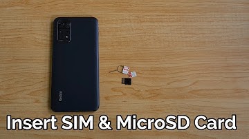 Redmi Note 11 Insert SIM & MicroSD Card