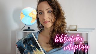 ASMR po polsku - Roleplay Biblioteka 📚 szept ✨ dźwięki klawiatury ✨ szelest papieru #asmr screenshot 3