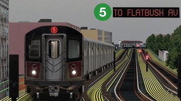 OpenBVE: R142 (5) Dyre Avenue to Flatbush Avenue (2025)