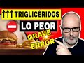 ALIMENTOS PROHIBIDOS CON TRIGLICÉRIDOS ALTOS  (y ALTERNATIVAS)