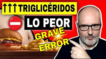 ¿Qué alimentos evitar si tiene el colesterol y los triglicéridos altos?