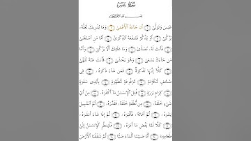 سورة عبس - قرآن كريم مجود