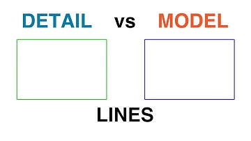 Detail lines vs Model lines - Revit tutorial