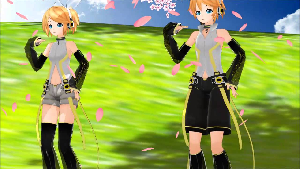 【MMD】 Happy Synthesizer Kagamine Rin and Len Cover (+DL link) - YouTube