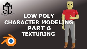 Low Poly Character Tutorial - Blender Beginners Part 6 || Texturing