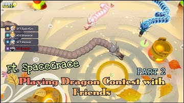 Eggy Party - Playing Dragon Contest with Friends | Ft. @SpacegraceEggy {Part 2 Gameplay} (iOS)