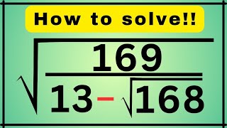 Can You Solve This Elegant Square Root Problem? | Math Olympiad