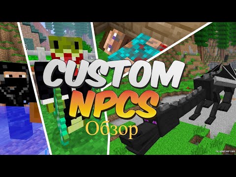 Обзор мода custom npcs 1.16.5