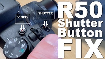 CANON R50 | Shutter Button Fix Makes it BETTER