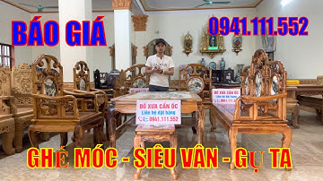 GHẾ MÓC GỤ TA, BÀN GHẾ MÓC GỖ GỤ QUẢNG BÌNH, ĐỒ XƯA LTK