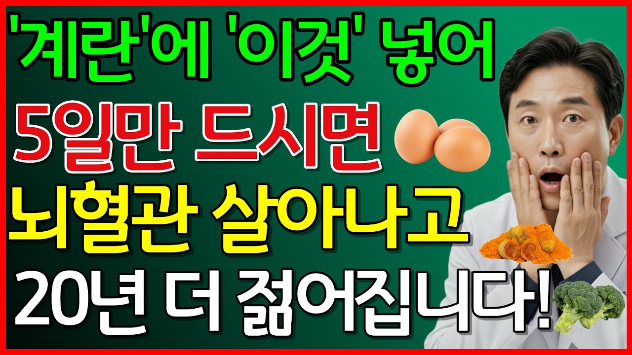 계란에 이것 넣어 5일만 드시면 뇌혈관 살아나고 20년 더 젊어집니다! #치매예방 #뇌건강 #계란효능 #기억력좋아지는법 #시니어건강 #건망증탈출 #청춘라디오