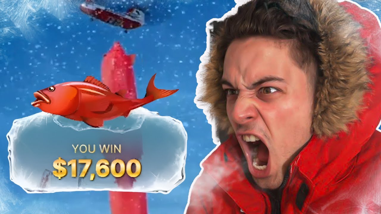 I MISSED OUT ON THE BIGGEST FISH ON THE ICE FISHING GAME!