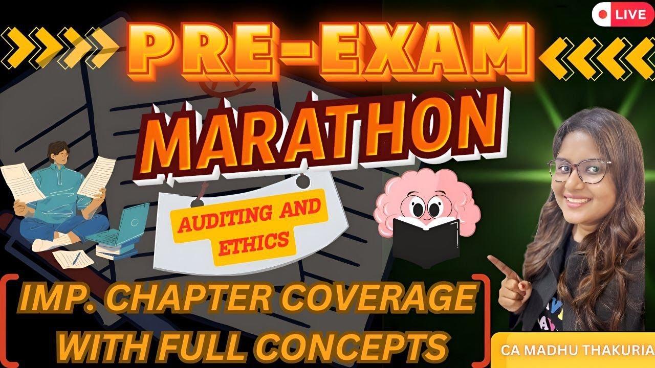 🔥 Audit May 2025 Super Revision Marathon I CA Inter Audit I CA Madhu ...