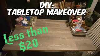 DIY: Tabletop Makeover