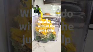 What to do with all the juice pulp #juicing #recipes #shorts