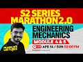 S2 engineering mechanics module 4  5  ktu b tech 2024 exam  franklins lectures  2019 scheme
