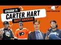 Philadelphia flyers star goalie carter hart in studio  nasty knuckles episode 71