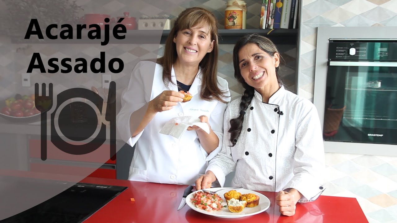 Acarajé assado vegetariano