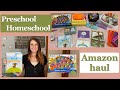 Homeschool Preschool 2020 || Curriculum choices || Amazon Haul