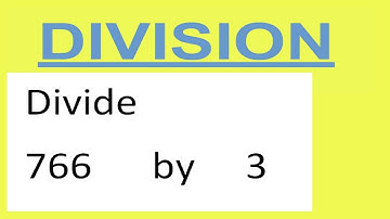 Divide     766      by     3