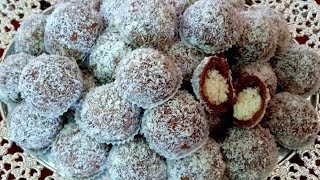 حلويات العيد/حلوة محشية بسيطة و سهلة التحضير