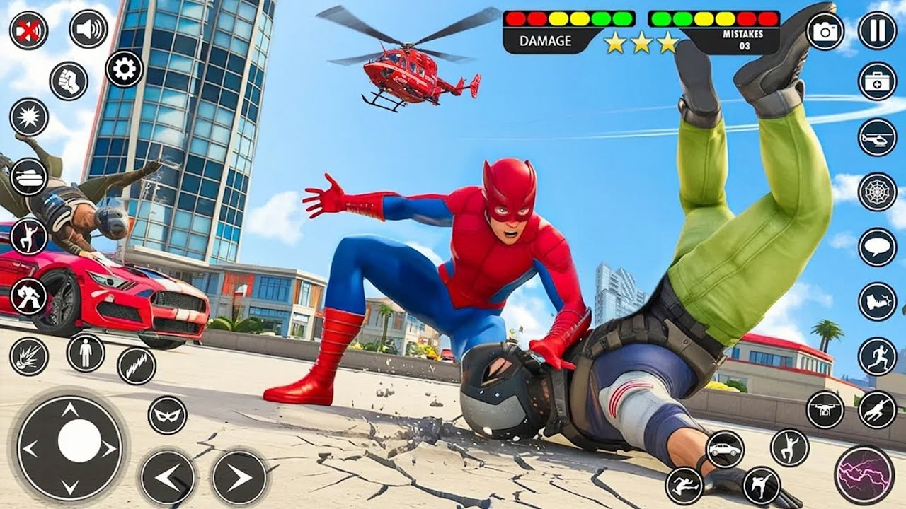 Spider Rope Hero Crime City | Геймплей