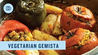 Vegetarian Gemista: Greek-Style Stuffed Roasted Vegetables