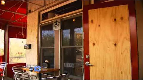 Police Investigate Cafe Break-in