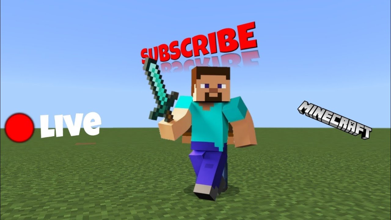 MY FIRST LIVE IN LIKE AND SUBSCRIBER LIVE IN MINECRAFT - YouTube
