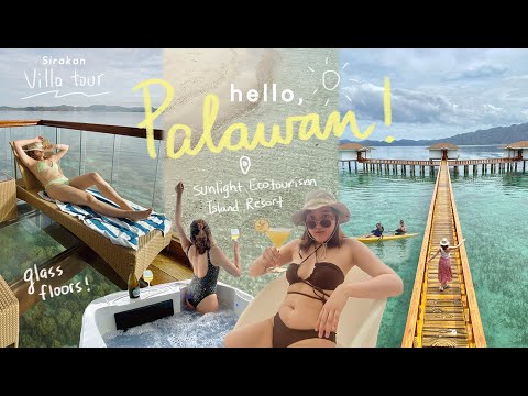 PALAWAN vlog ? Family vacay at Sunlight Ecotourism, Sirakan villa glass floors tour, Culion Island