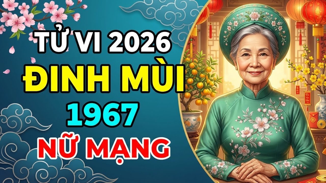 Đinh Mùi 1967 NỮ MẠNG năm 2026: Tài Lộc Rực Rỡ hay Thử Thách Ẩn Mình? | TỬ VI HÀNG NĂM