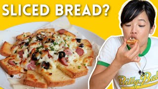 Turn Sliced Bread Into The BEST Garlic Toast PIZZA - CRUNCHY!