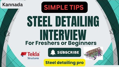 "Top Steel Detailing Interview Tips for Freshers | Crack Your First Job with Confidence!" In ಕನ್ನಡ 