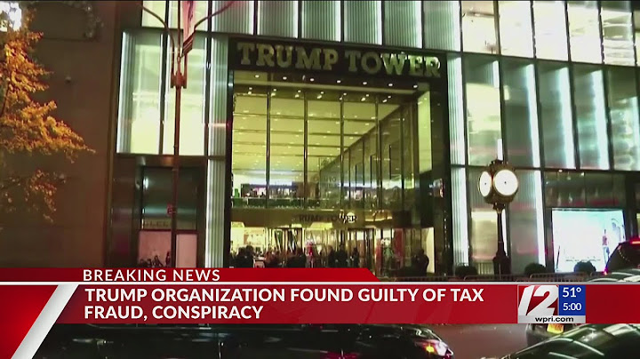 Trump company convicted in executive tax dodge scheme